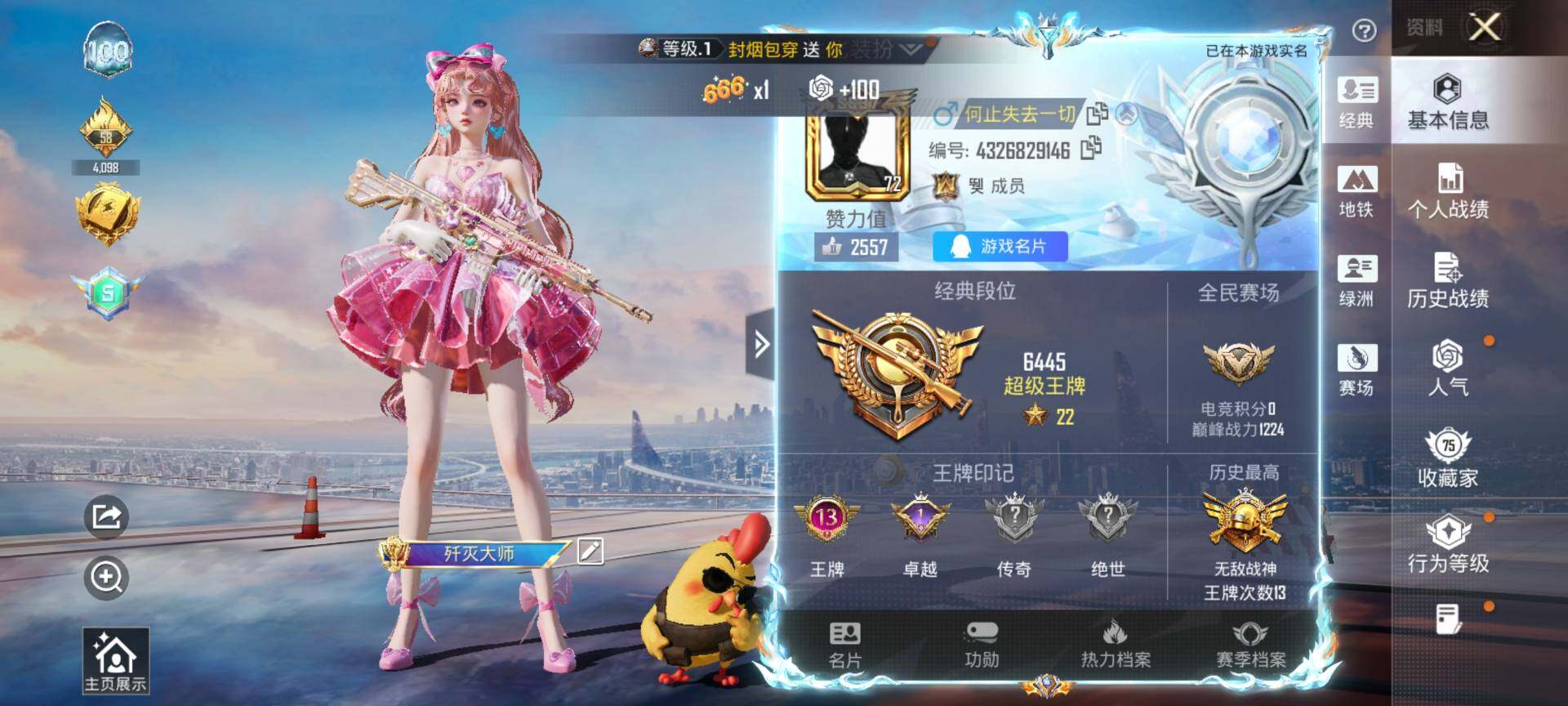 HPQM4116457和平精英账号详情图3