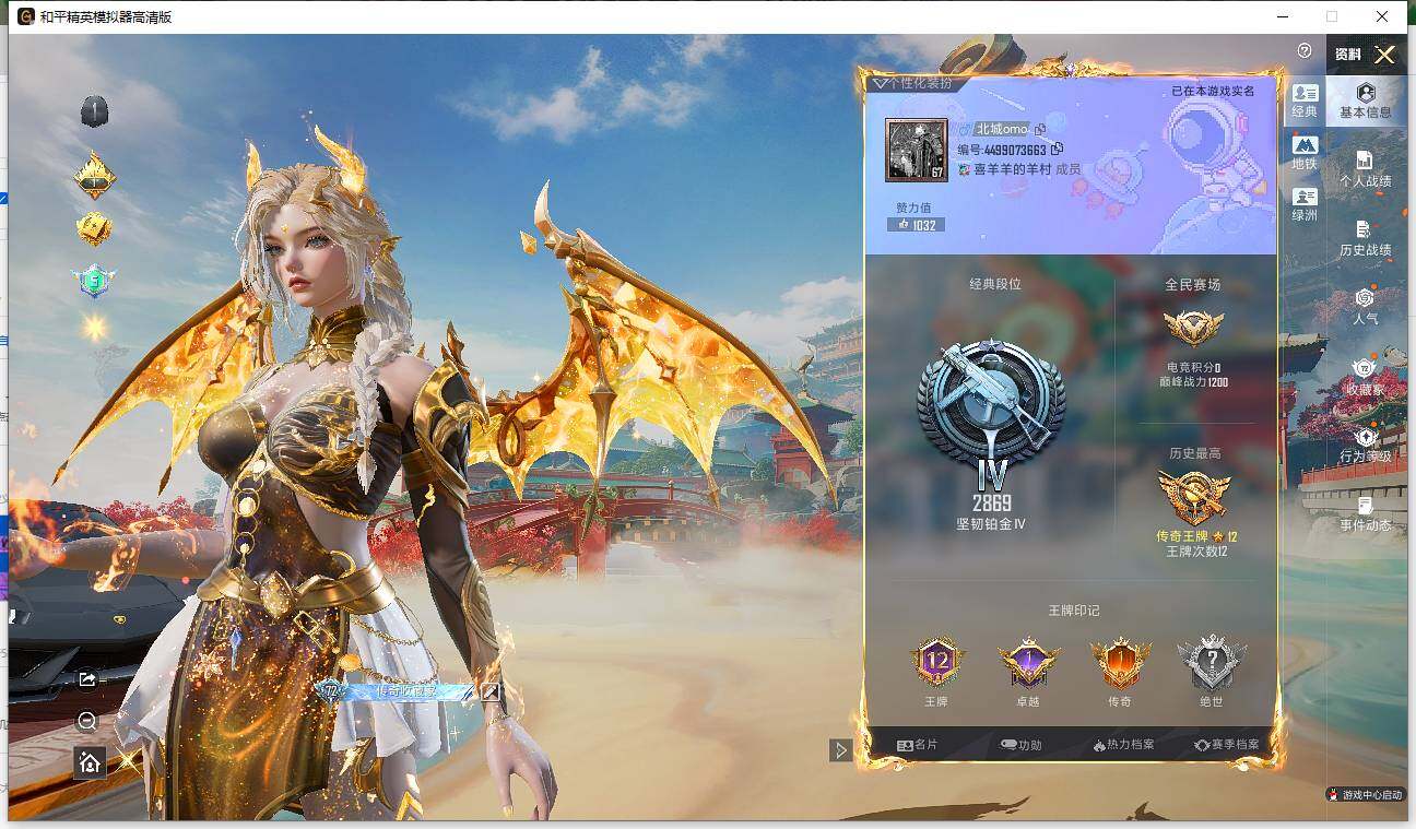 HPLE4116757和平精英账号详情图6