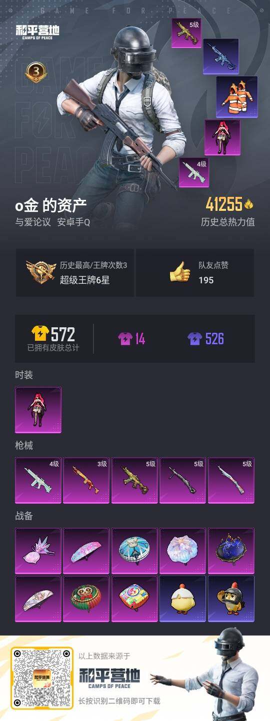 HPLX4116722和平精英账号详情图2