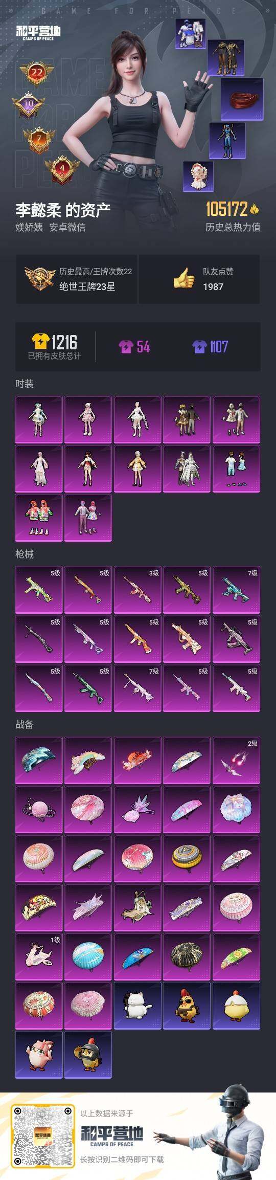 HPLE4116526和平精英账号详情图7