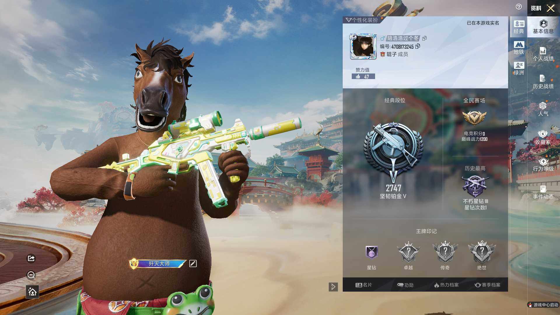 HPLX4116715和平精英账号详情图3