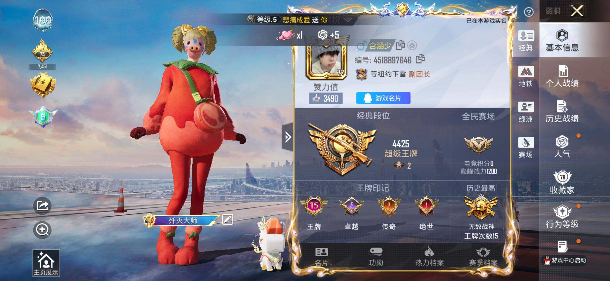 HPQM4116565和平精英账号详情图3