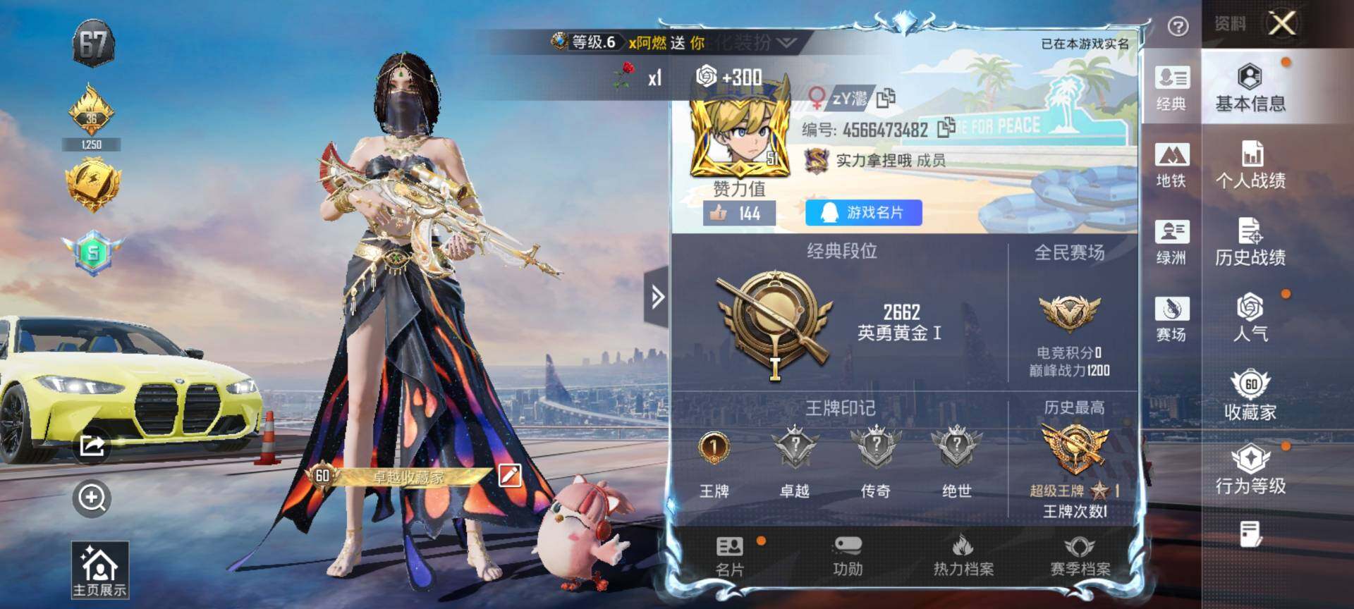 HPQM4116568和平精英账号详情图3