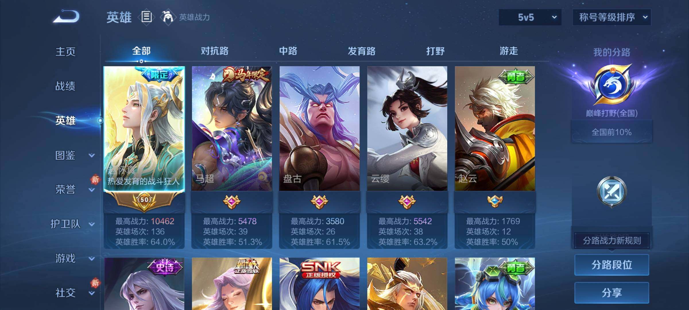 WZCMW4223515王者荣耀账号详情图3