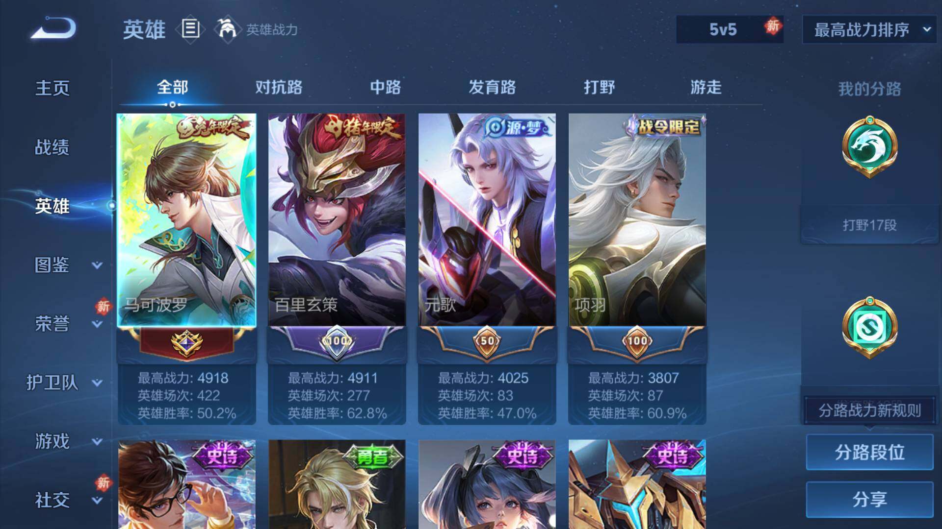 WZLFY4212164王者荣耀账号详情图6