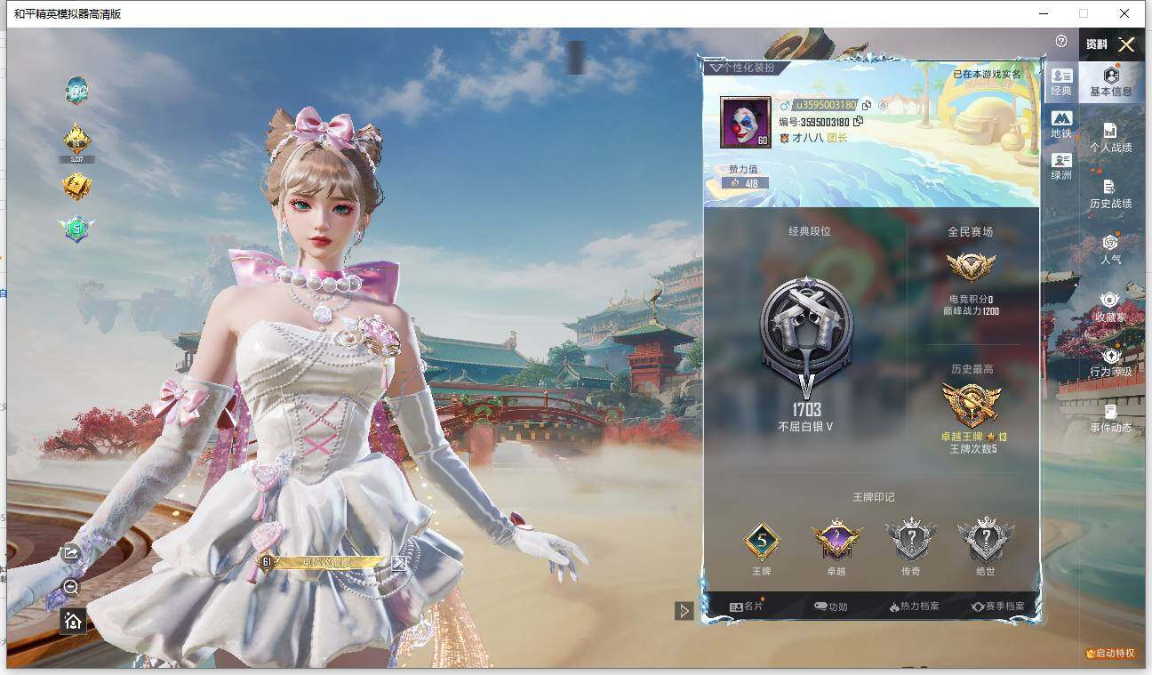 HPLE4116856和平精英账号详情图3