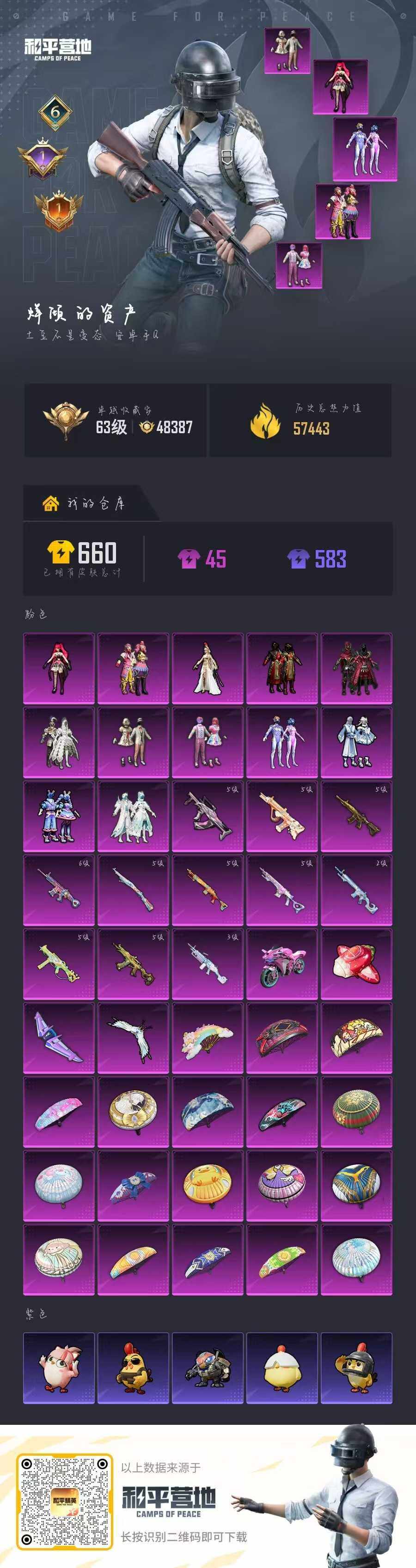 HPLE4116854和平精英账号详情图5