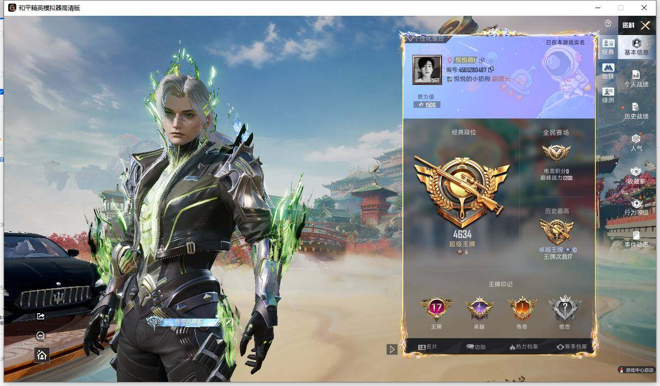 HPLE4116865和平精英账号详情图3