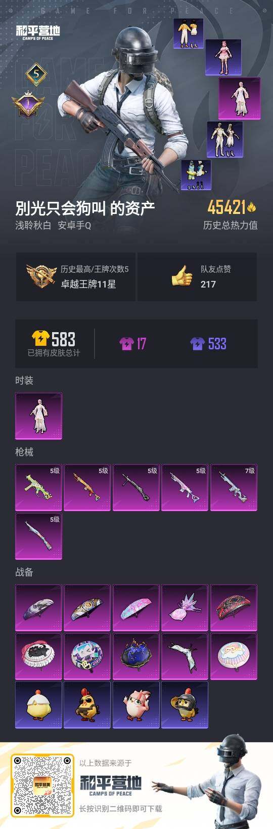 HPLE4116868和平精英账号详情图2