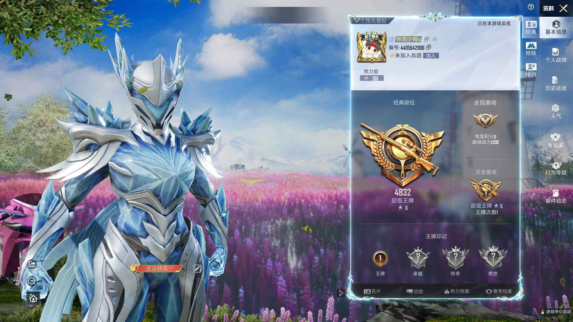 HPLE4117577和平精英账号详情图3