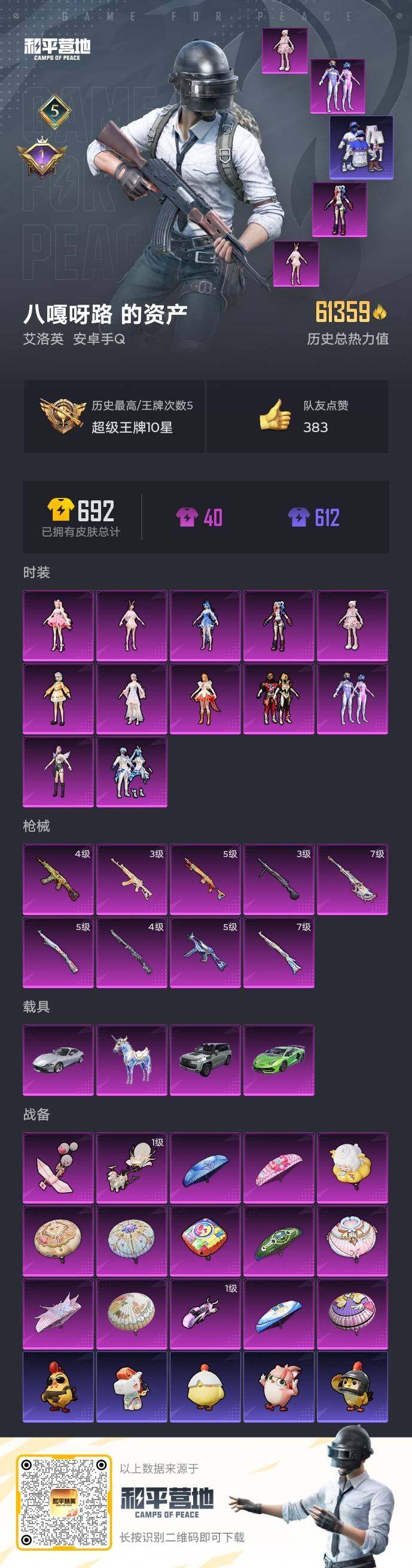 HPQM4139662和平精英账号详情图6 HPQM4139662和平精英账号详情图6