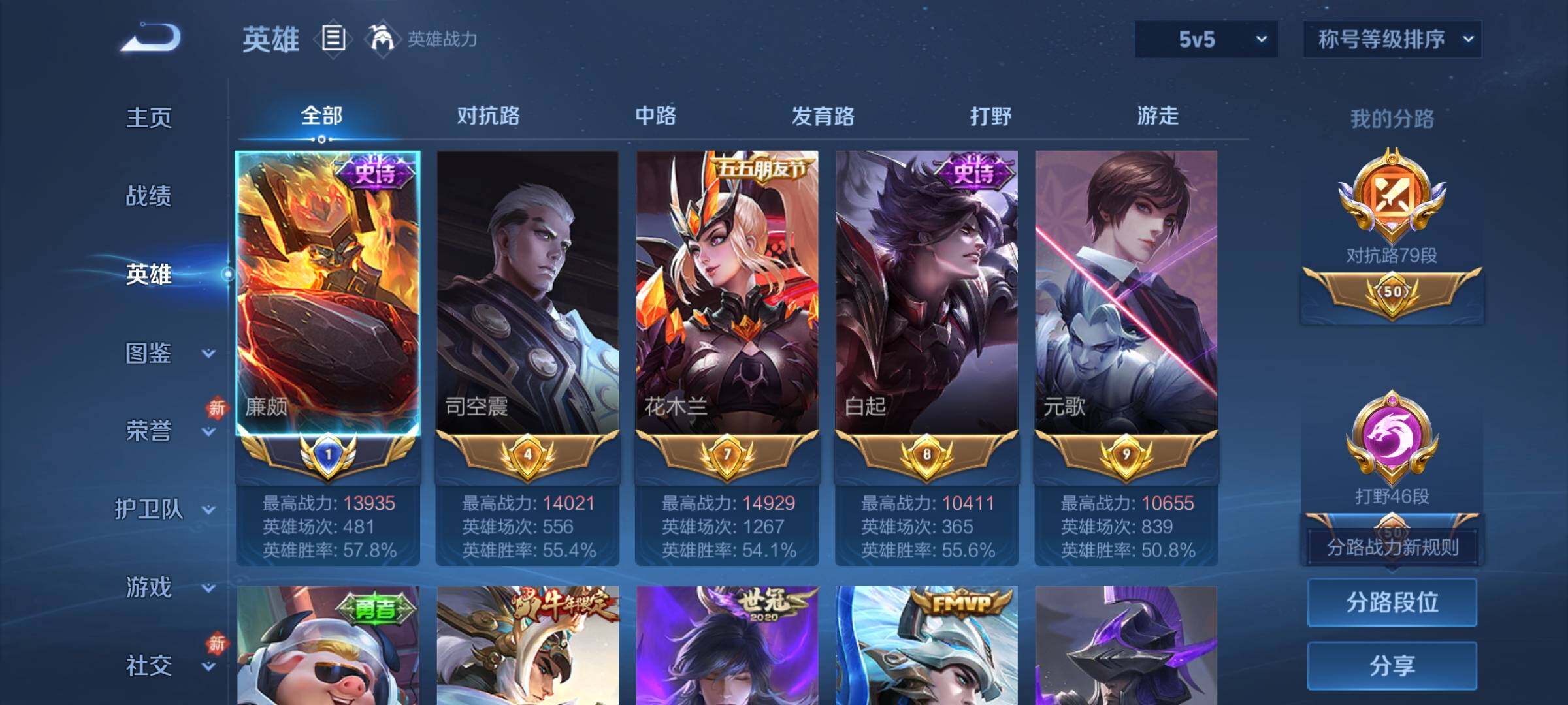 WZCMY4212931王者荣耀账号详情图3