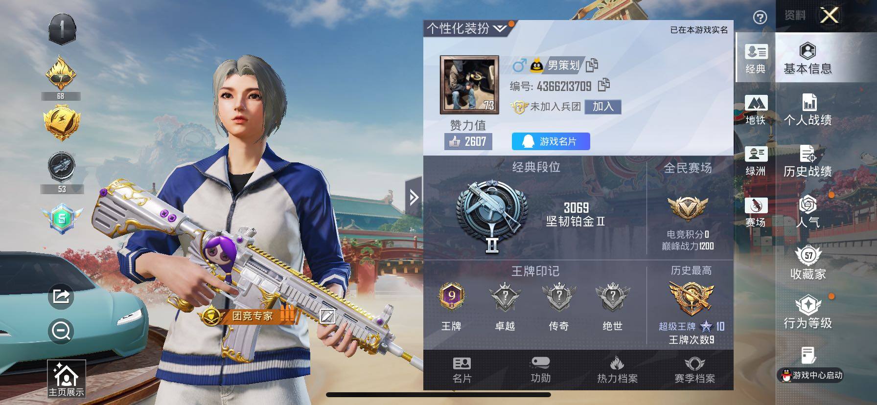 HPLE4117054和平精英账号详情图7