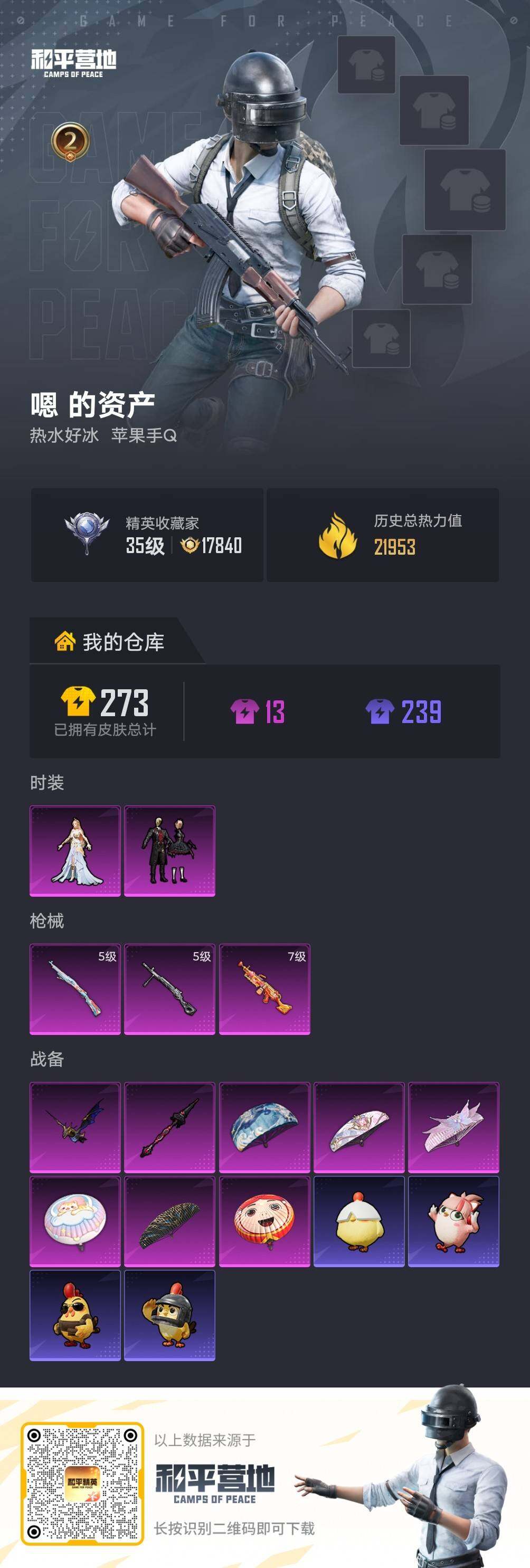 HPLE4117633和平精英账号详情图4