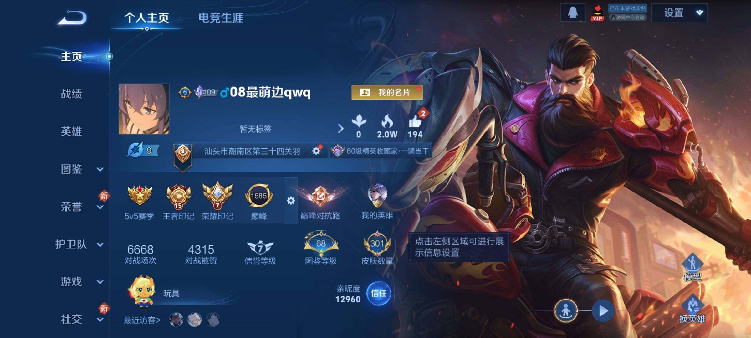 WZCMY4213009王者荣耀账号详情图2