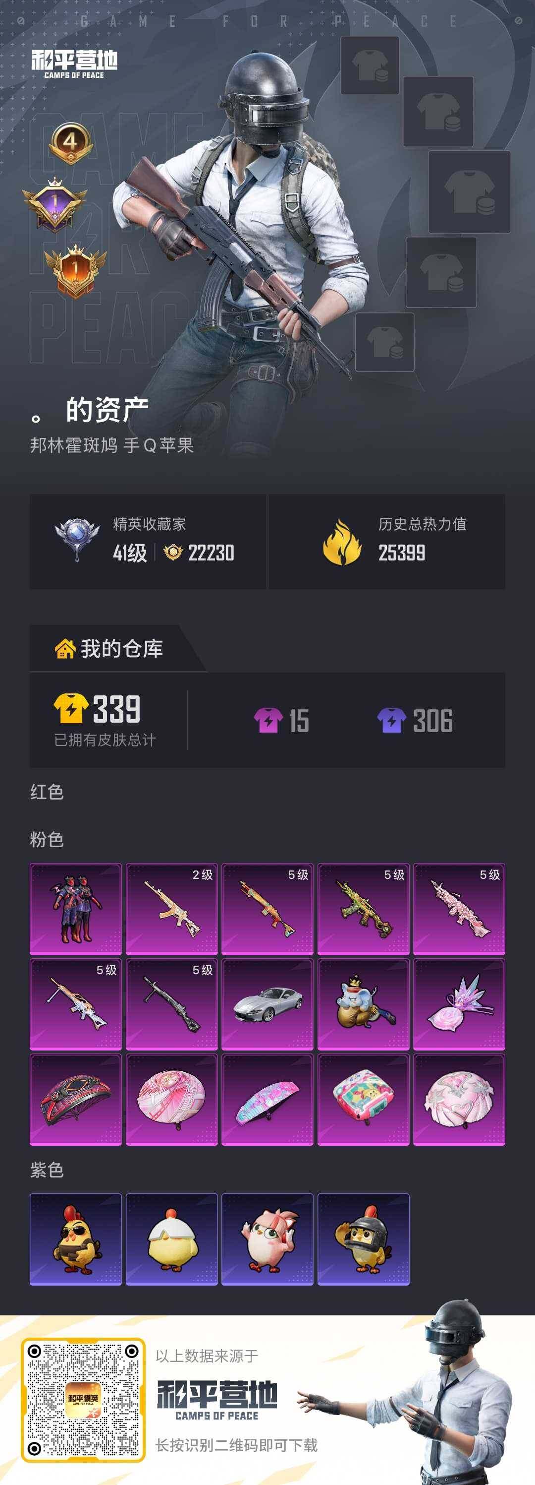 HPLE4117621和平精英账号详情图4