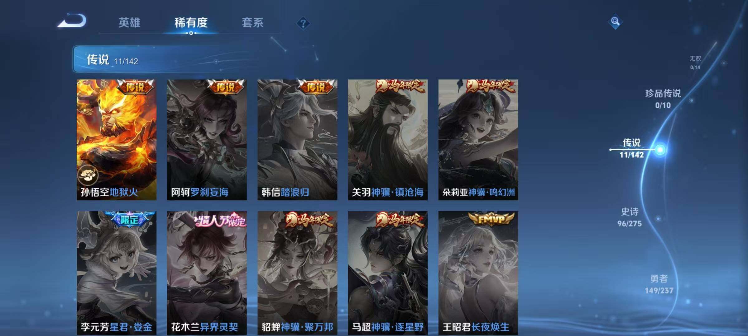 WZJZ4221195王者荣耀账号详情图13