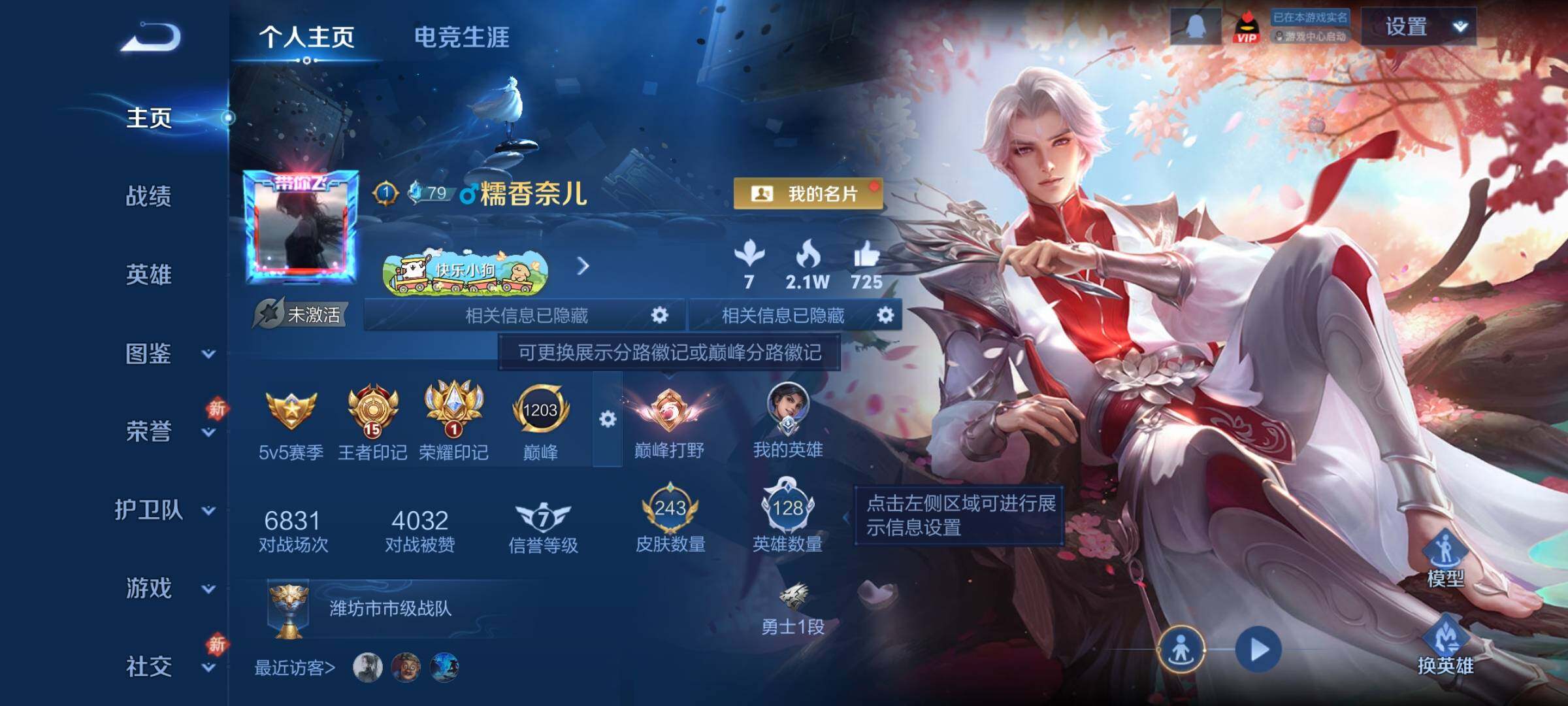 WZCMY4212955王者荣耀账号详情图2