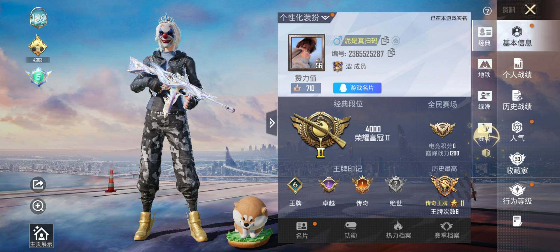 HPQM4117272和平精英账号详情图3