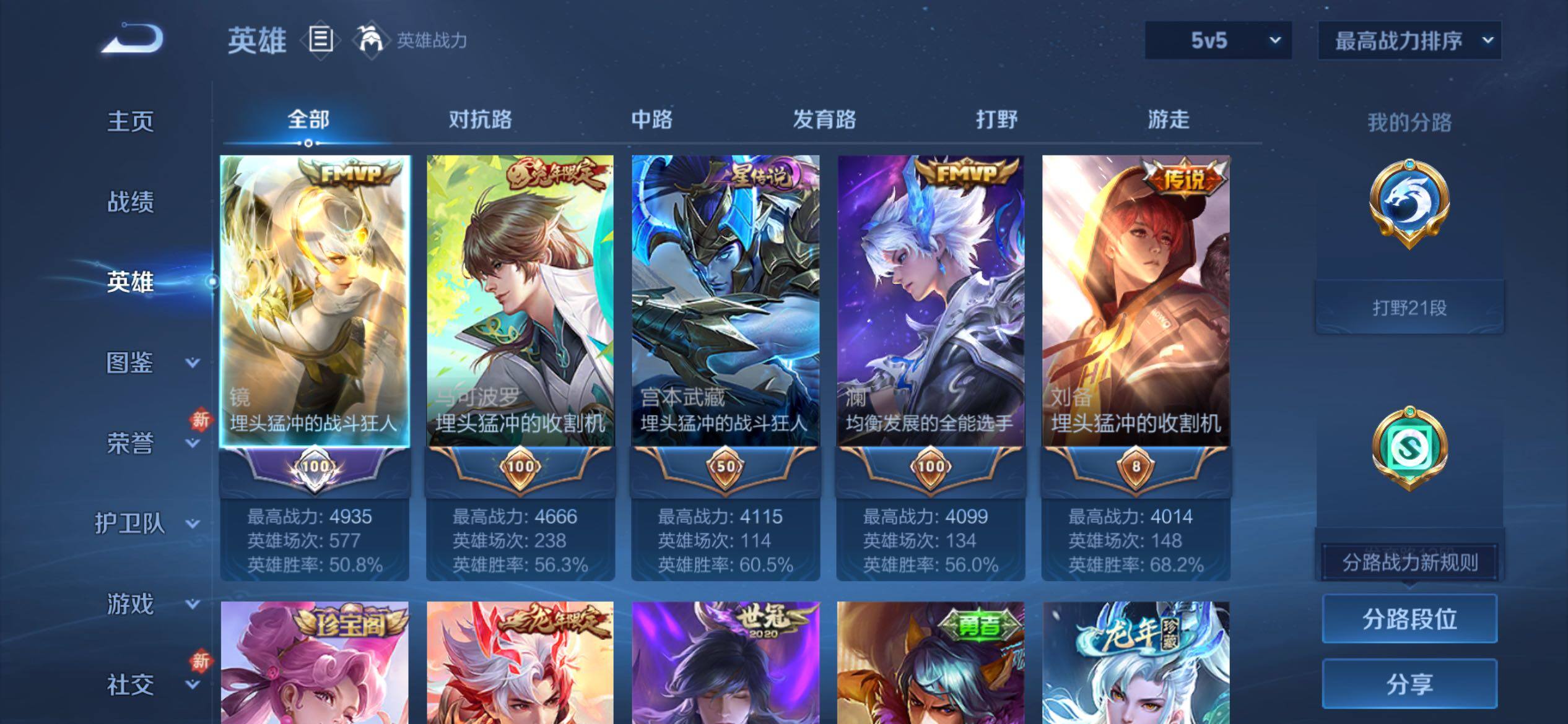 WZCMY4212988王者荣耀账号详情图3