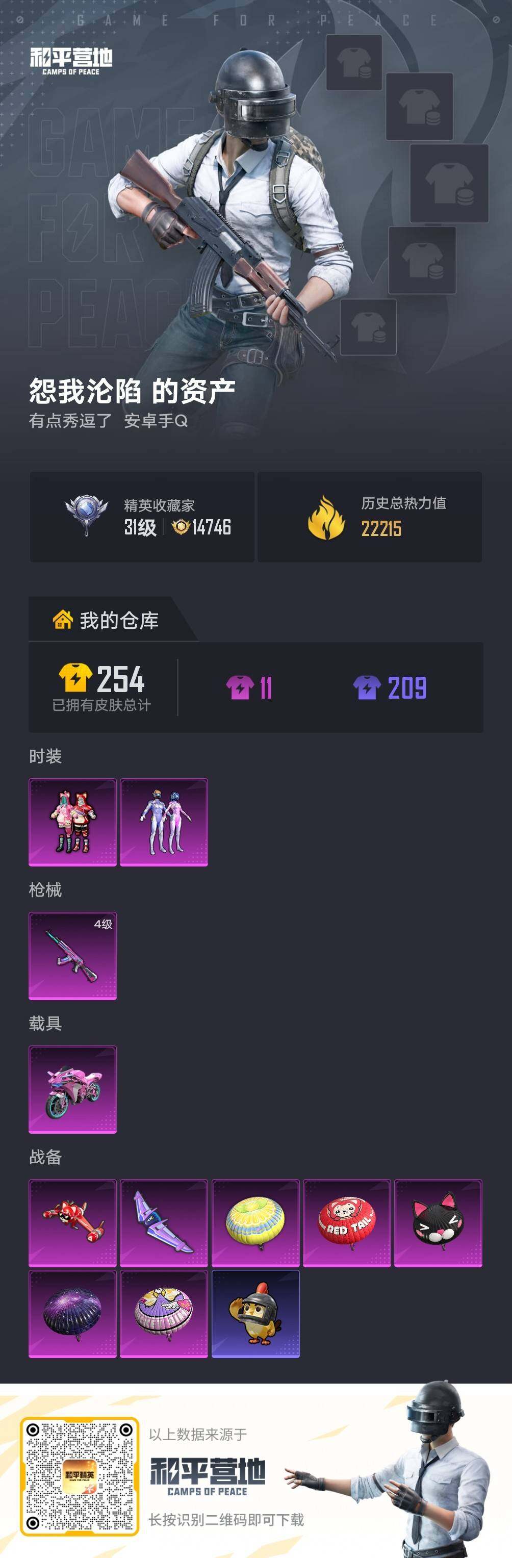 HPLX4117617和平精英账号详情图4