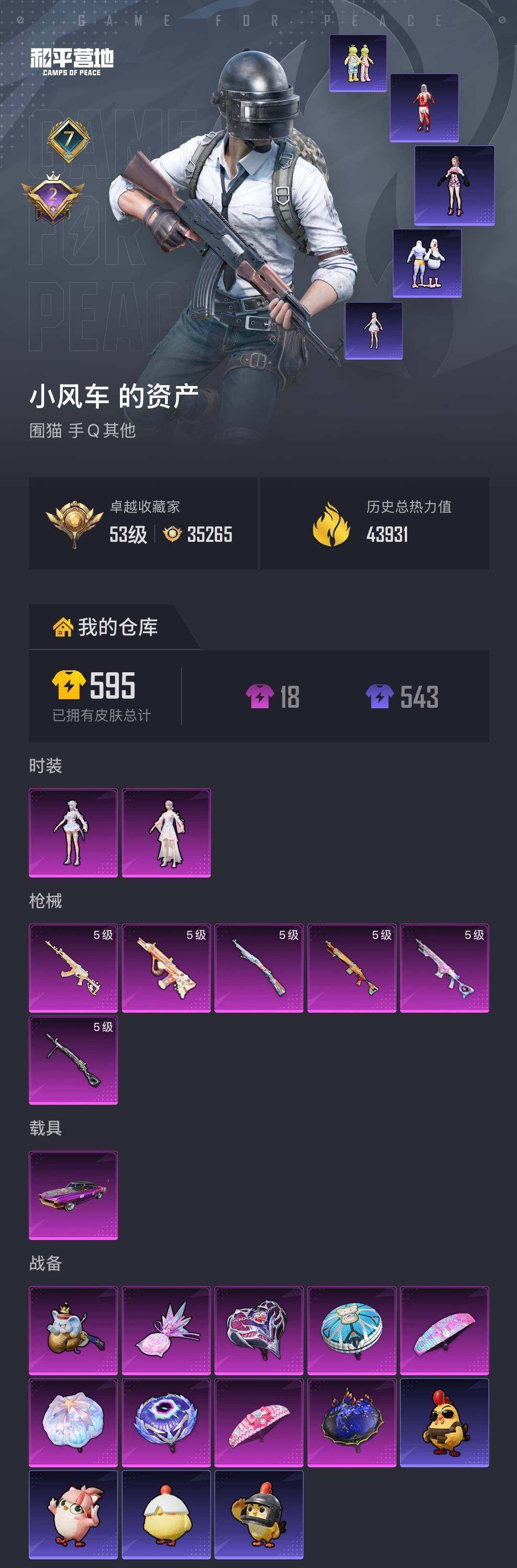 HPQM4117312和平精英账号详情图5