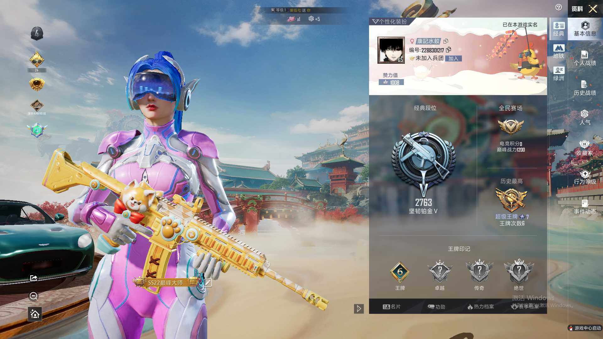 HPLE4117655和平精英账号详情图7