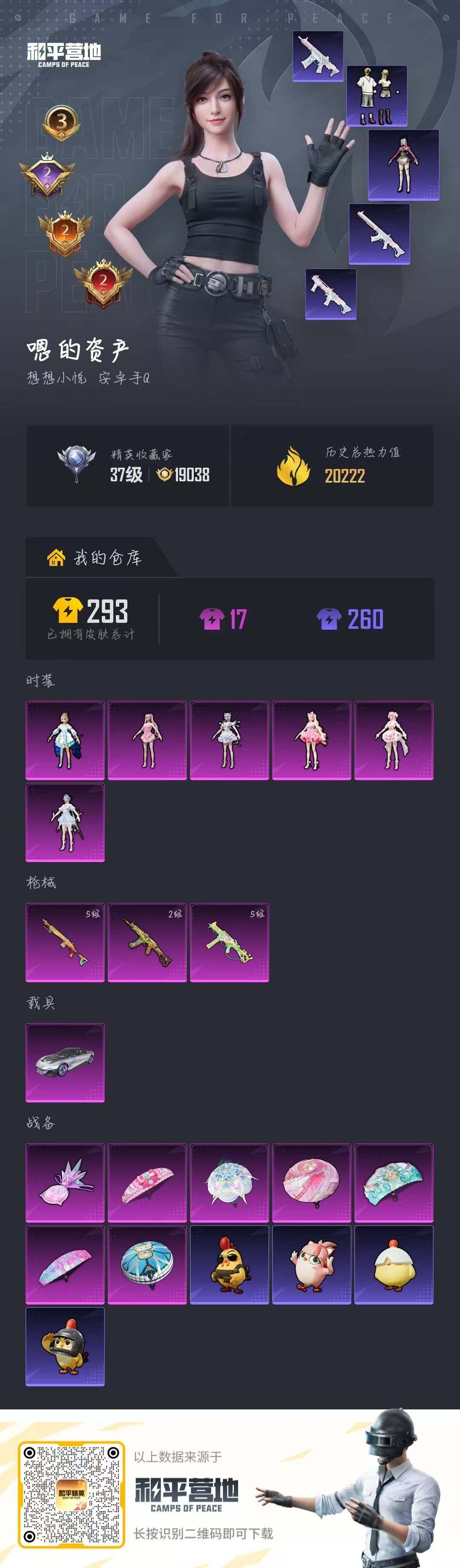 HPLE4117550和平精英账号详情图2