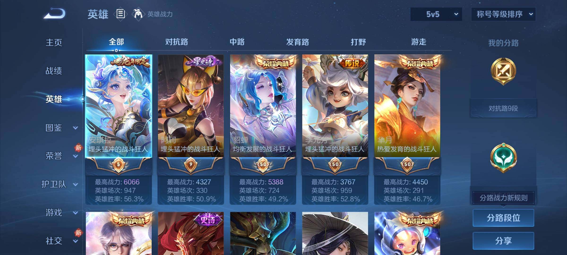 WZLX4219764王者荣耀账号详情图3