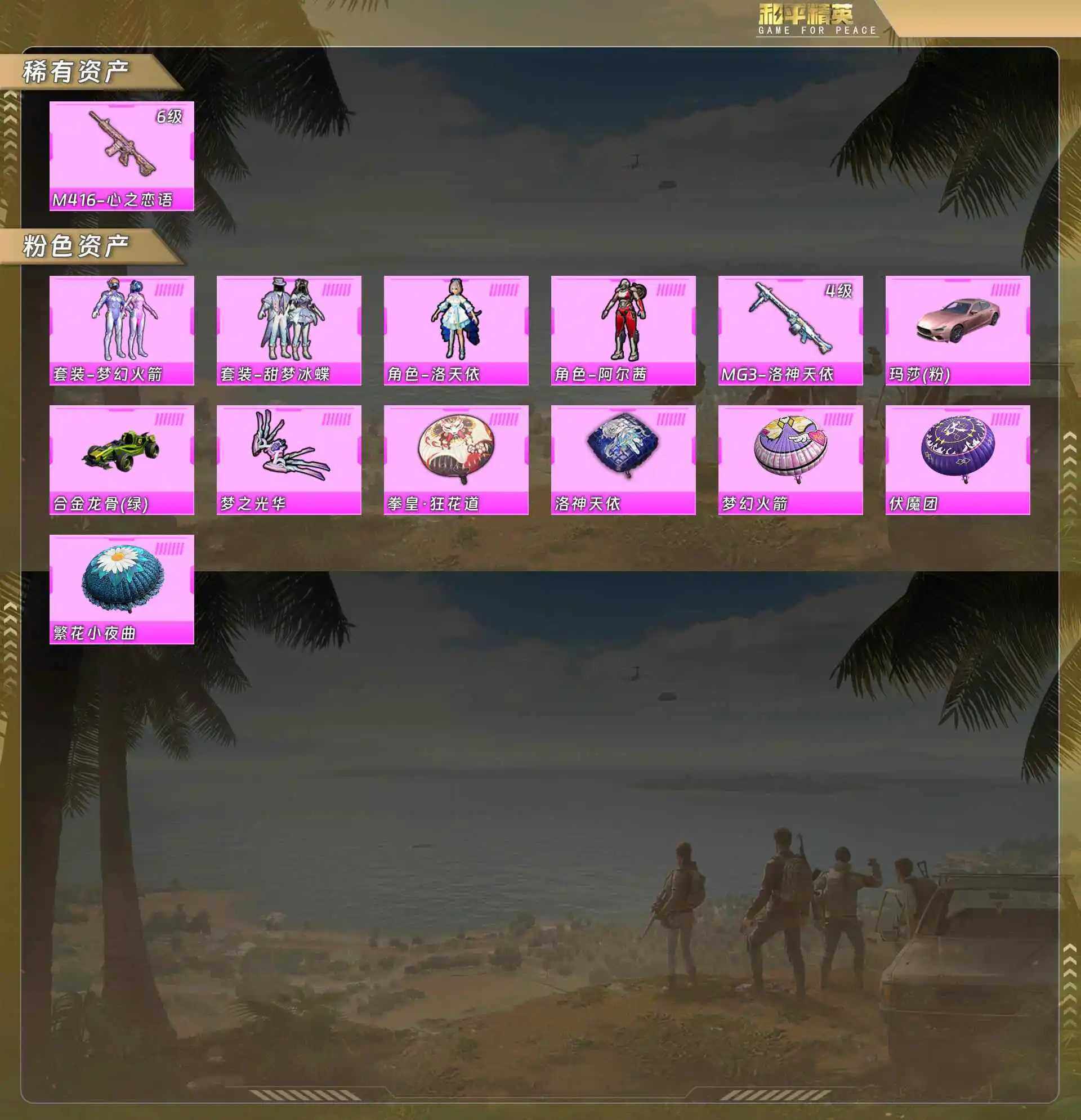 HPCMW4136731和平精英账号详情图4