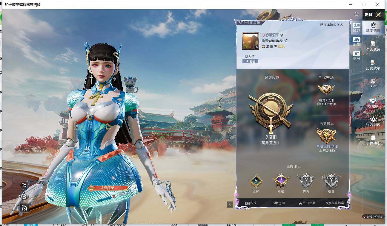 HPLE4117573和平精英账号详情图3