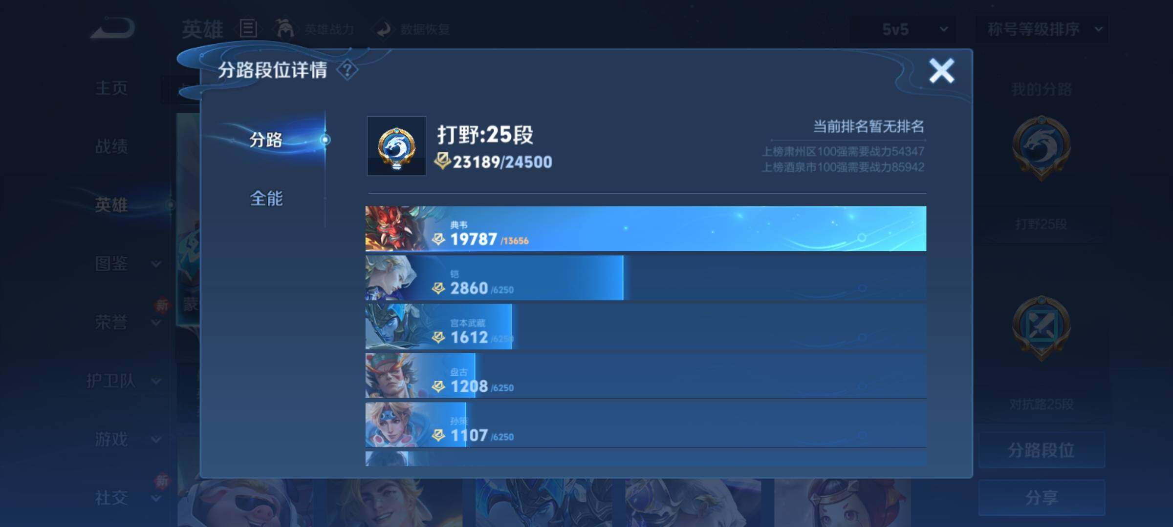 WZCMY4217498王者荣耀账号详情图4