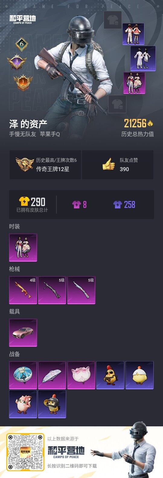 HPLX4117580和平精英账号详情图2