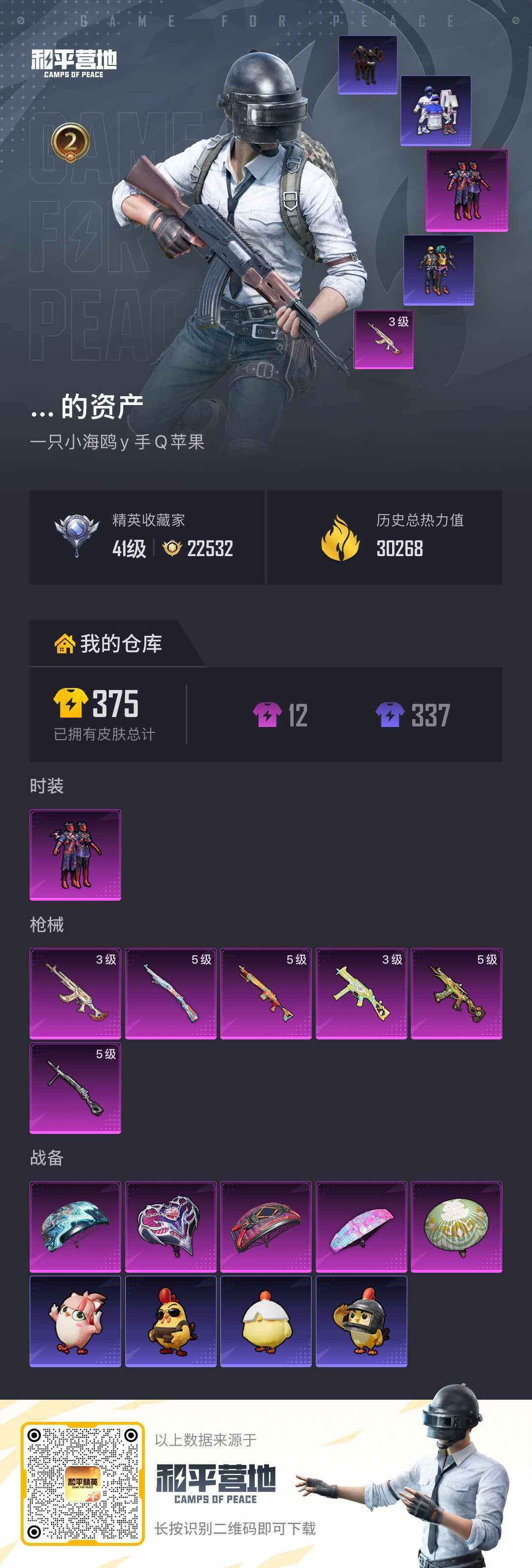 HPLX4117549和平精英账号详情图4