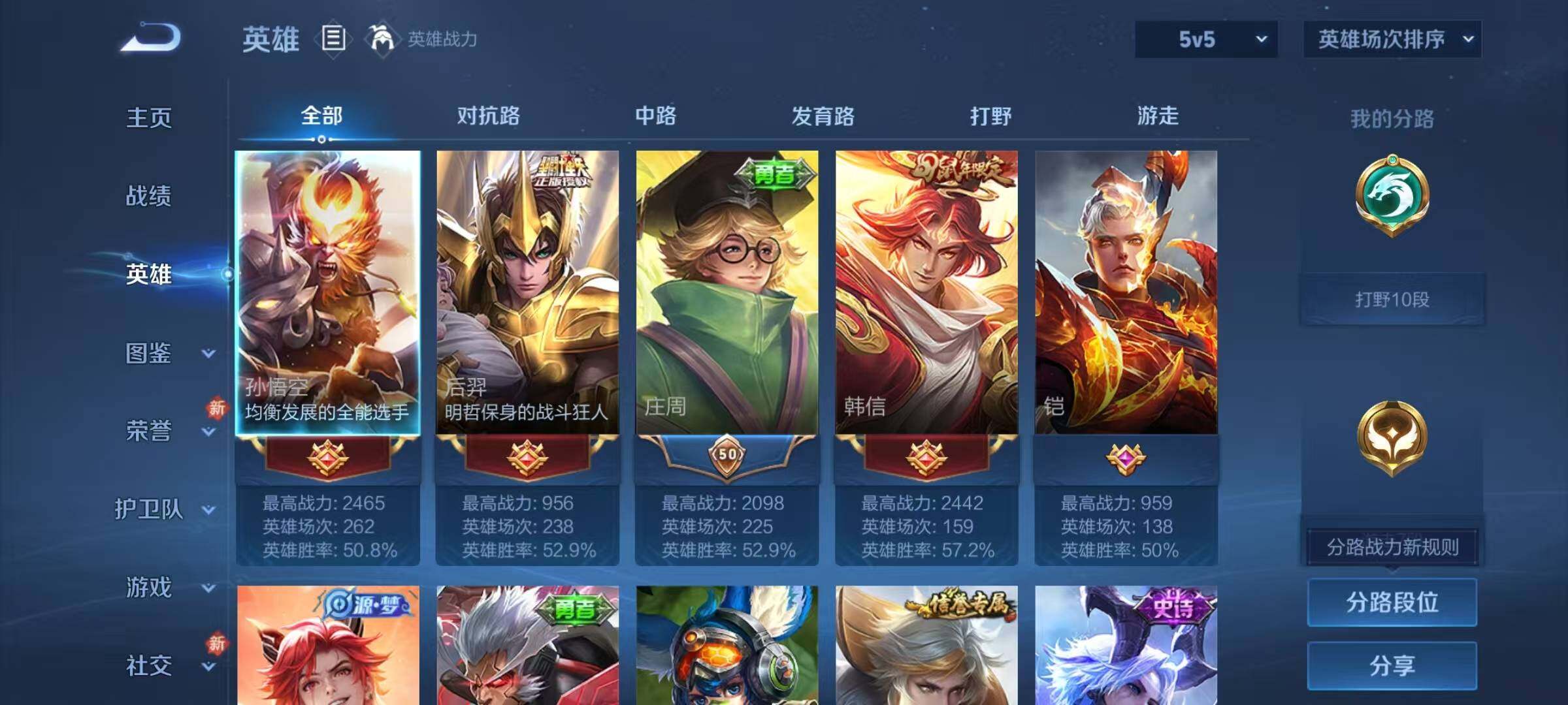 WZJZ4224581王者荣耀账号详情图7