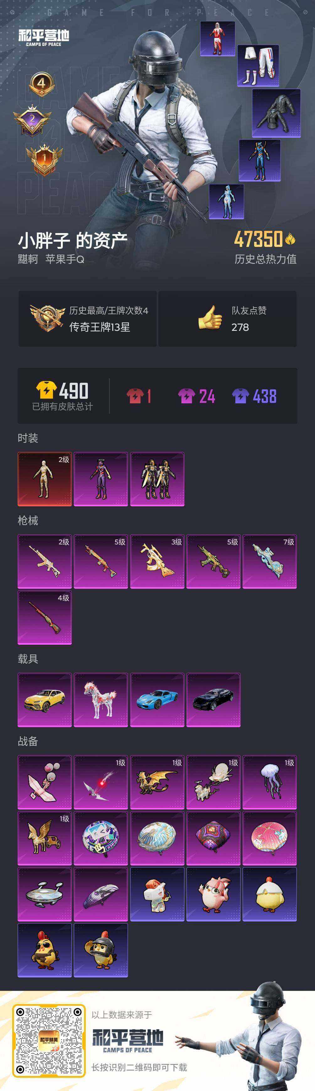 HPQM4139683和平精英账号详情图6