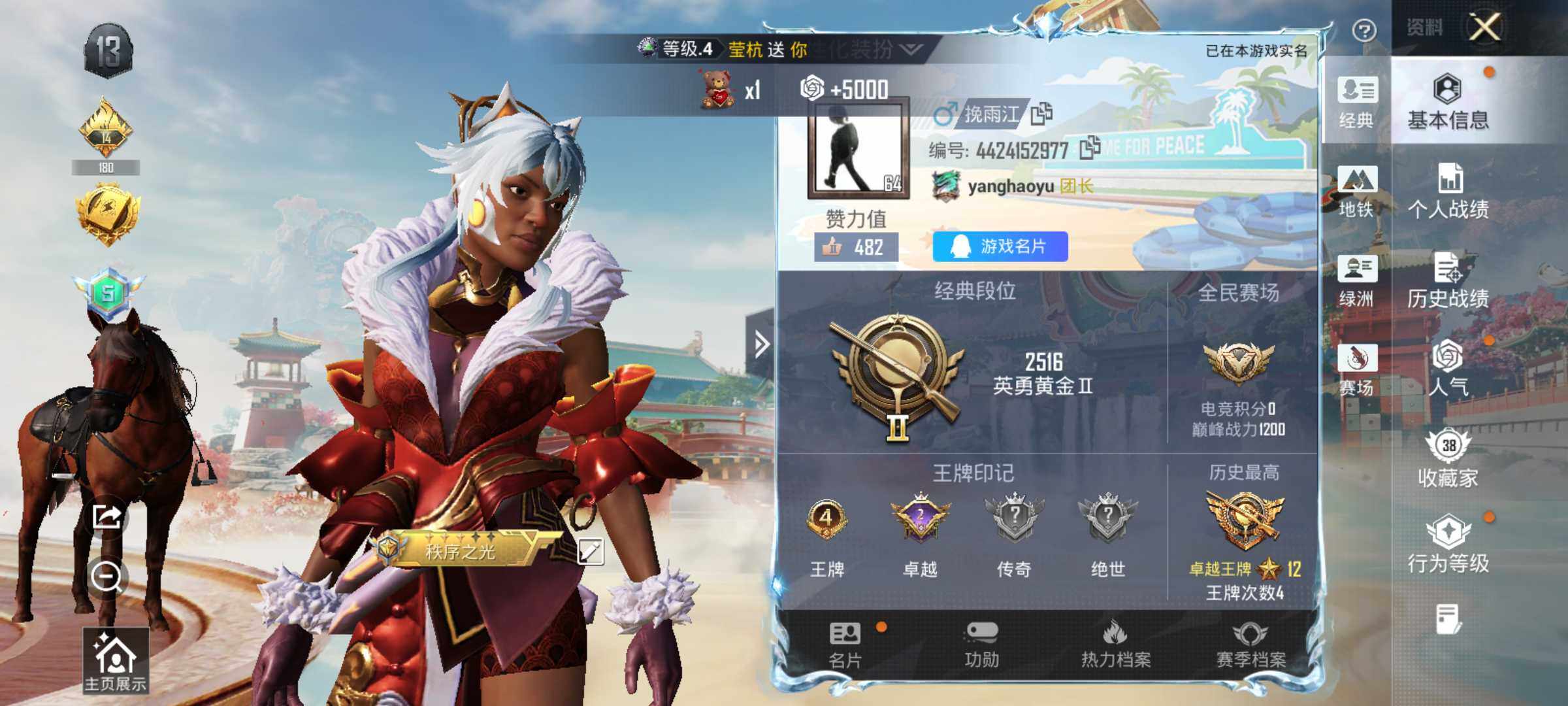 HPLE4118497和平精英账号详情图5