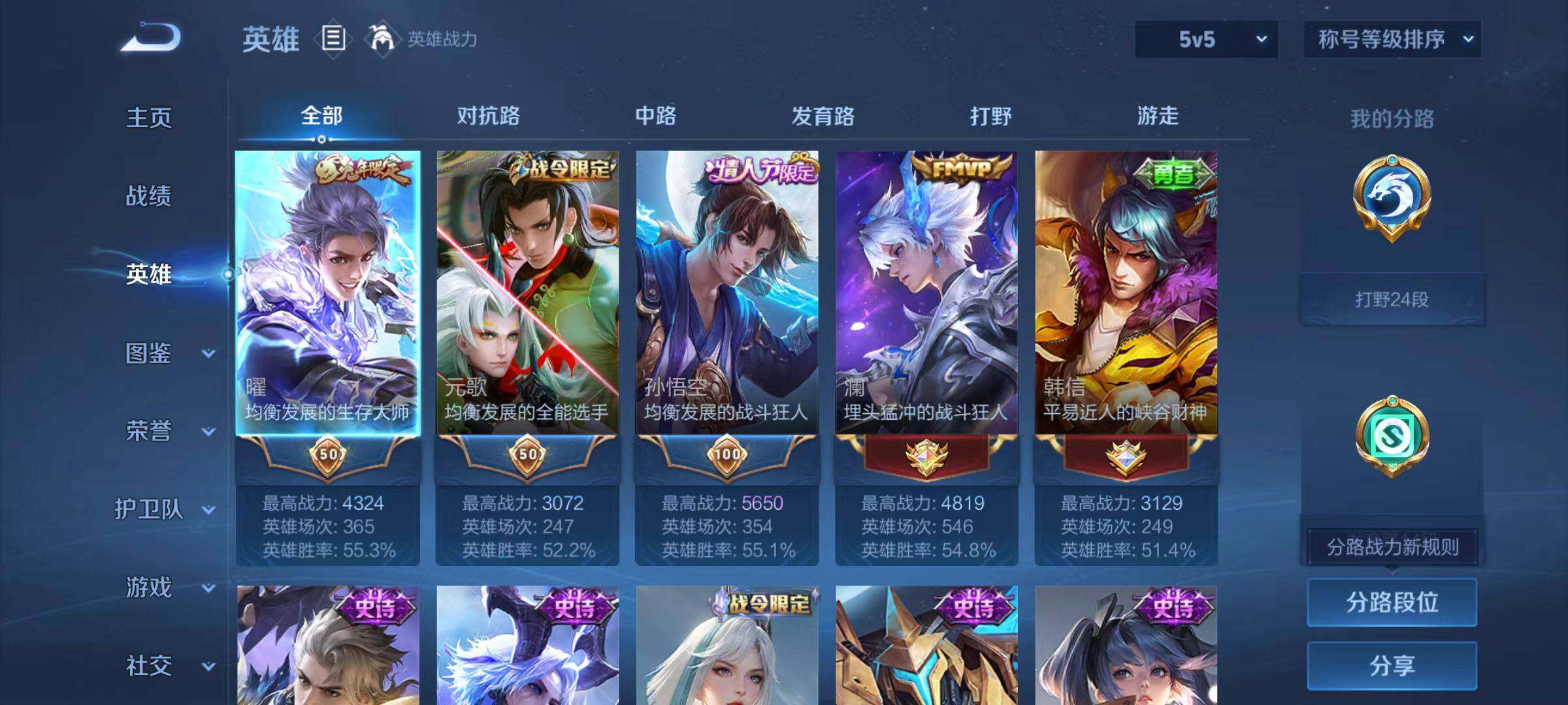 WZLX4214674王者荣耀账号详情图10