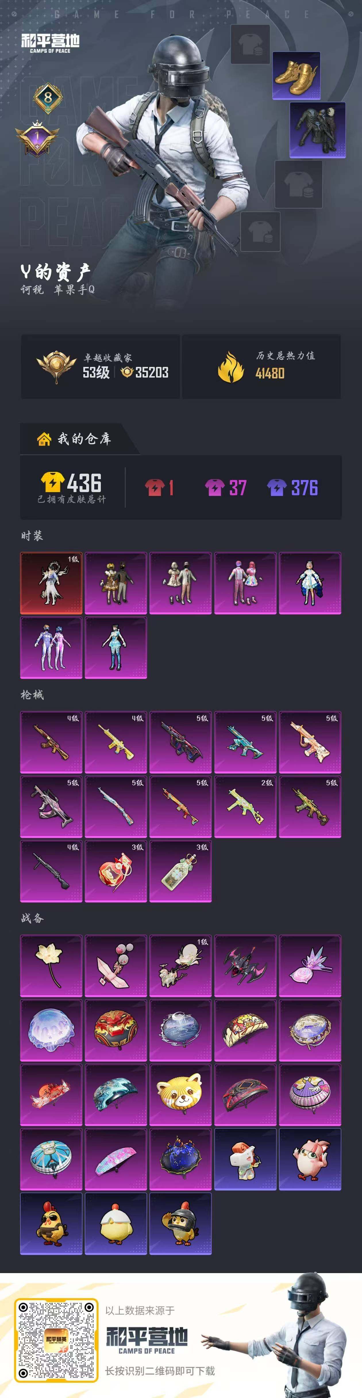 HPQM4139694和平精英账号详情图5