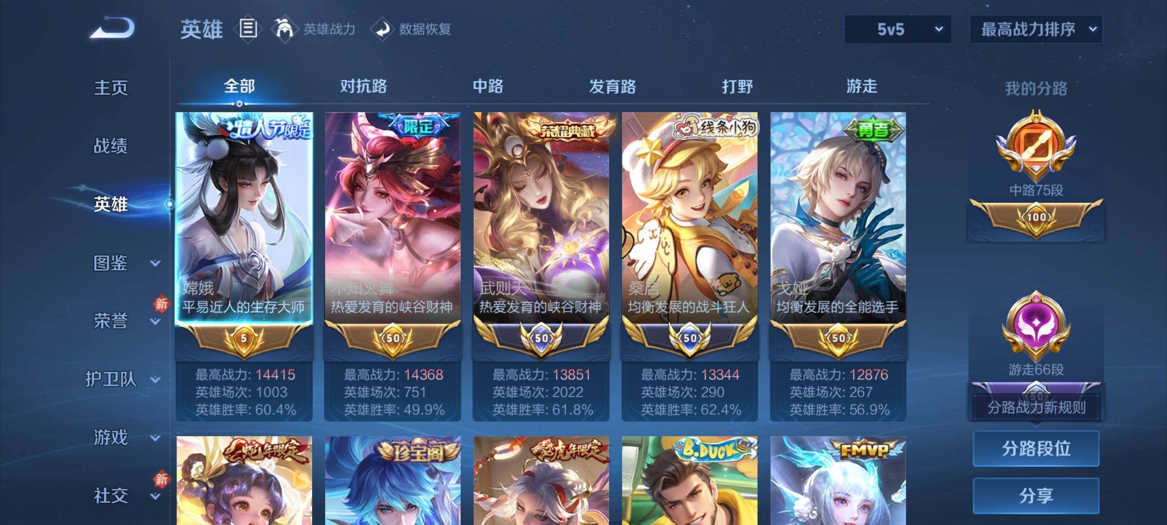 WZLX4225427王者荣耀账号详情图3