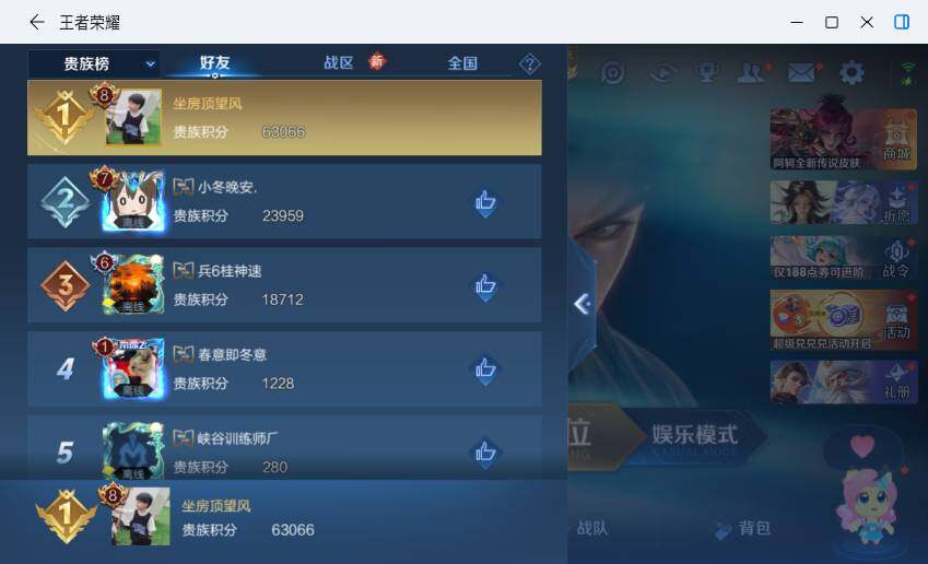 WZLX4217993王者荣耀账号详情图15