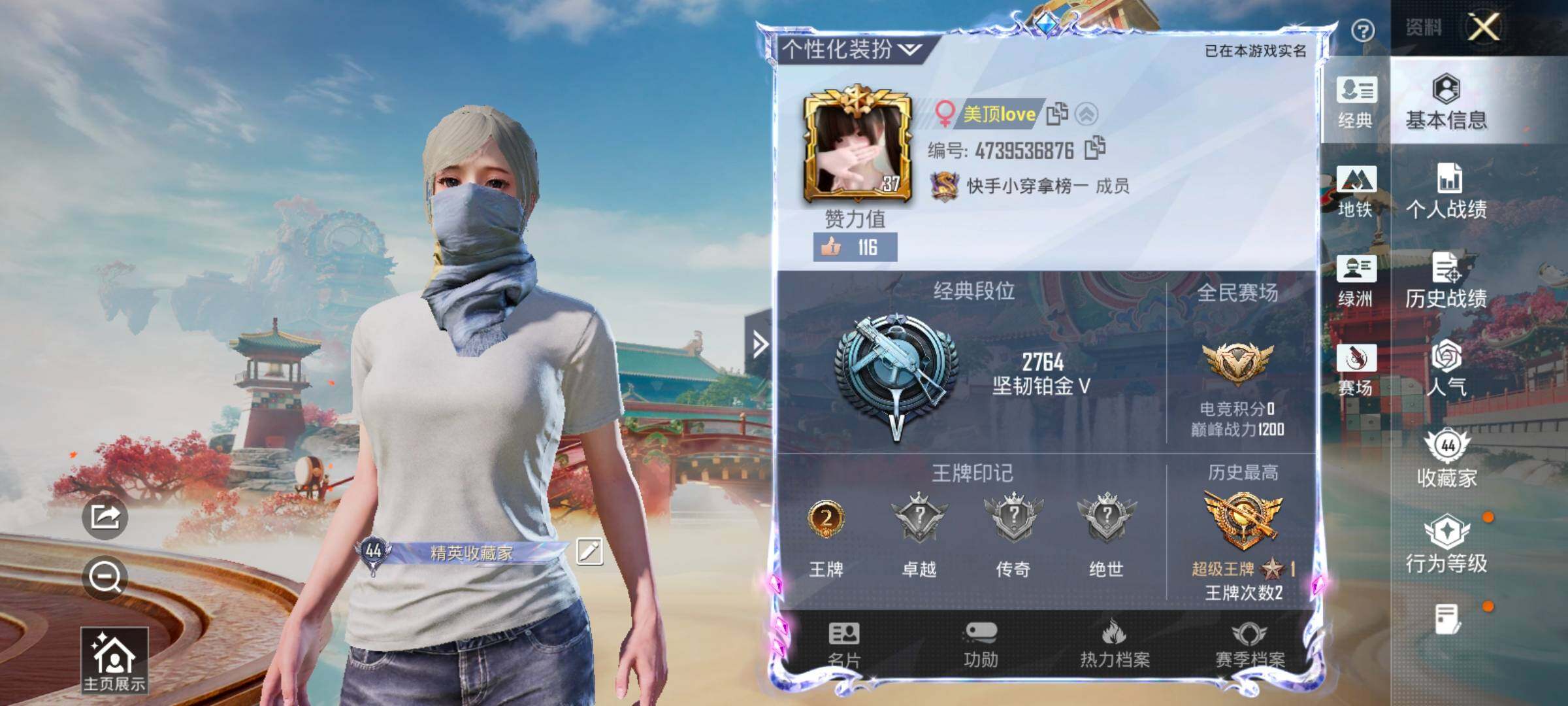 HPLX4132763和平精英账号详情图2