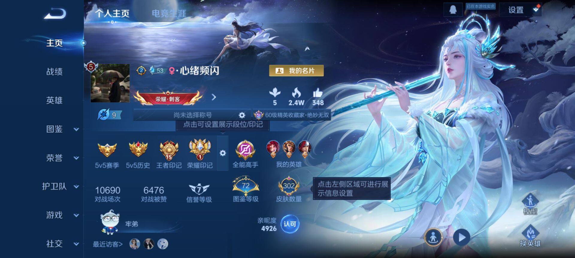 WZQM4214949王者荣耀账号详情图3