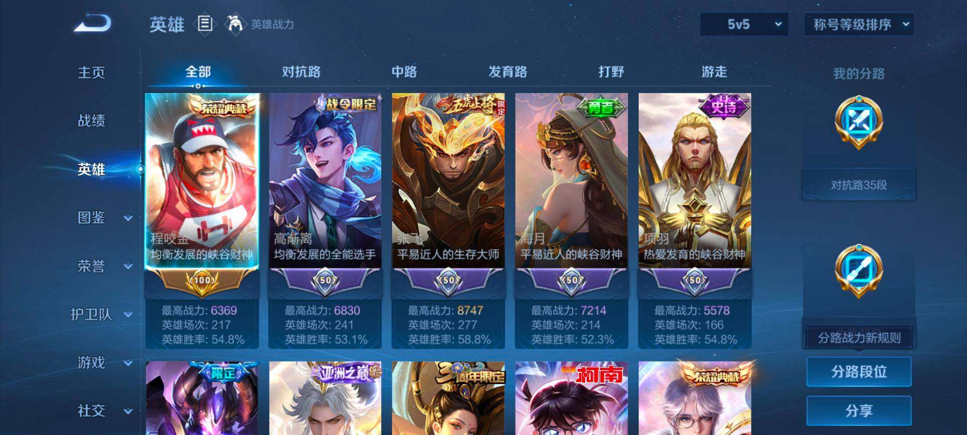 WZQM4214999王者荣耀账号详情图4