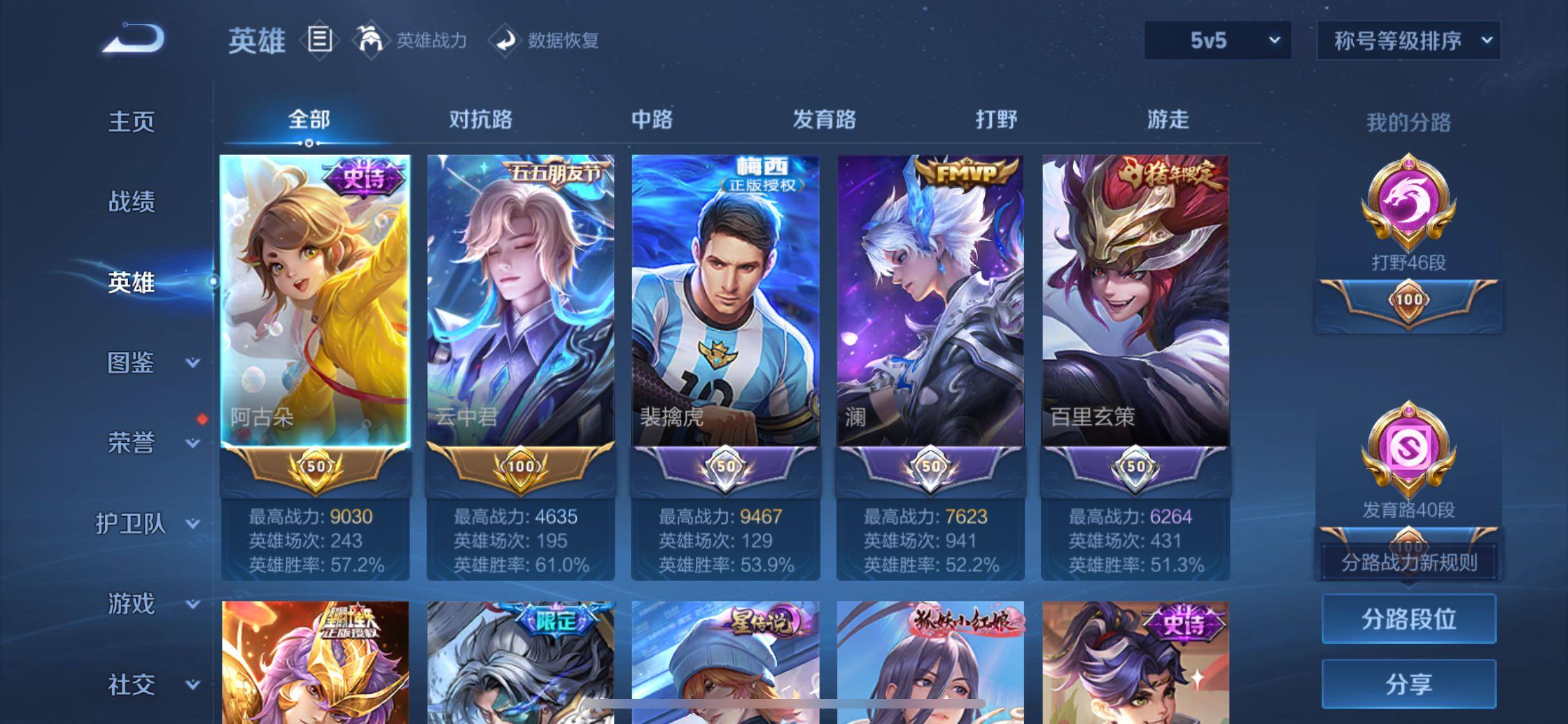 WZLX4220403王者荣耀账号详情图3