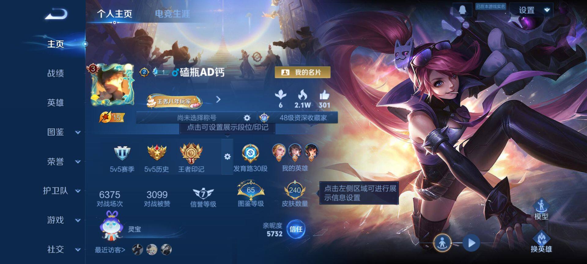 WZQM4215169王者荣耀账号详情图3