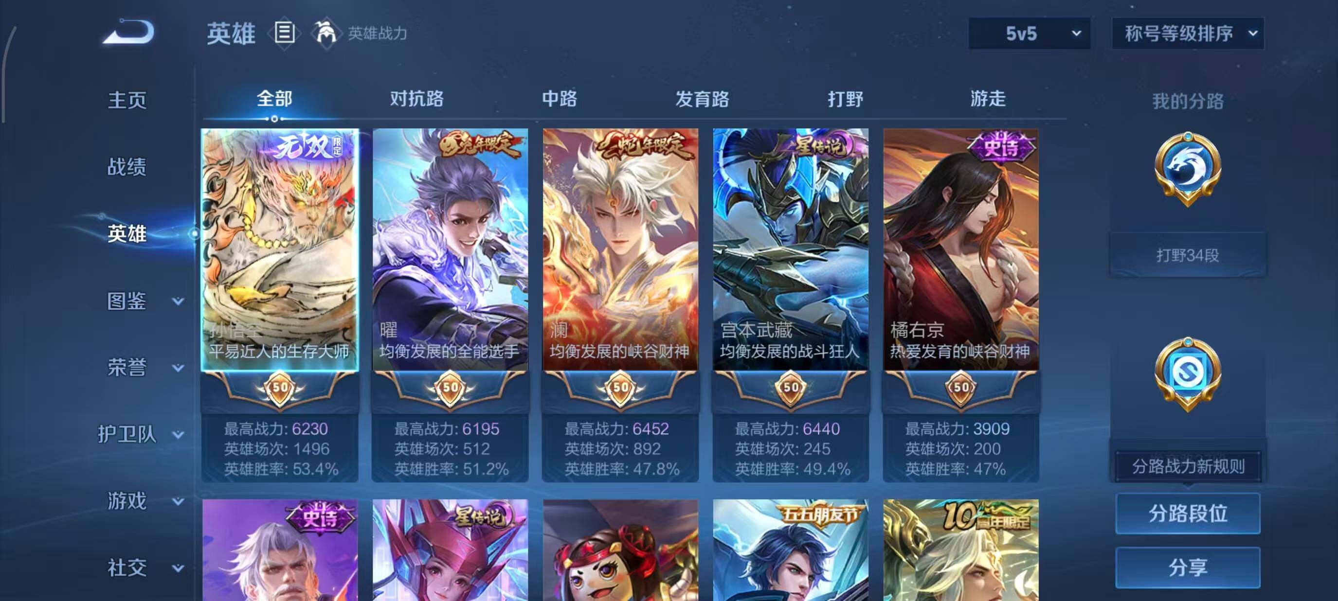 WZQM4215224王者荣耀账号详情图4