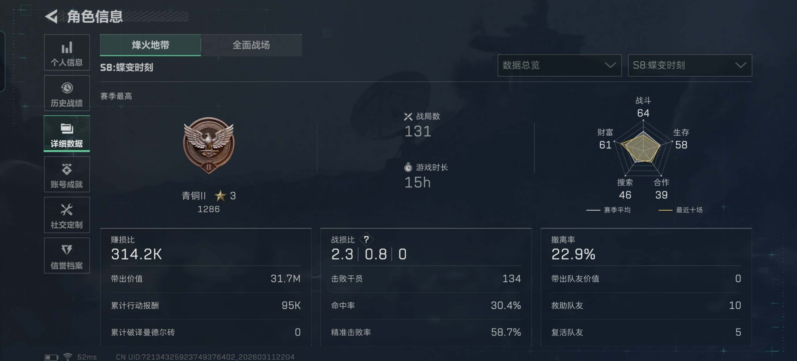 SJZCMW469172三角洲行动账号详情图4