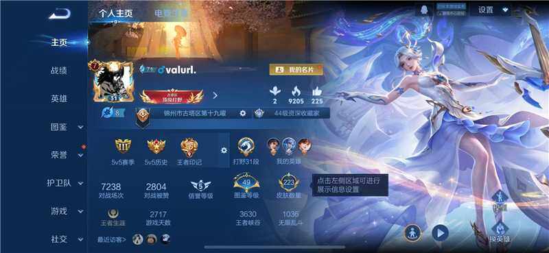 王者荣耀账号苹果QQ苹果QQ  伽罗典藏李逍遥鹤松归栖凤求凰未来机甲无尽星芒1典藏12传
苹果Q-V7-至尊星耀III段