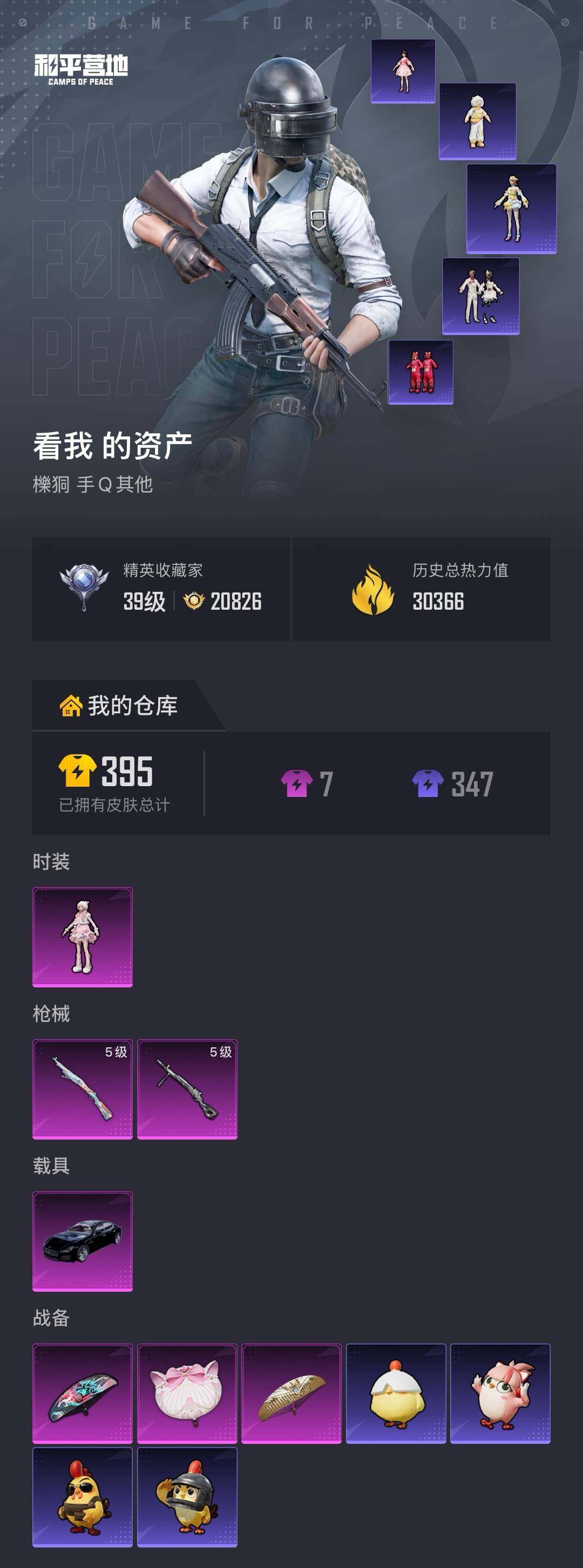 HPQM4119327和平精英账号详情图5